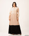 Polyester Color-Block Pleated Dress 54211